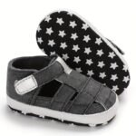 Casual Solid Color Sandals For Baby Boys, Breathable Lightweight Walking Shoes For Spring Summer - Image 8