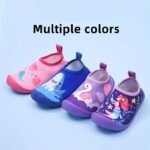 Cituo ' Quick-Dry Beach Water Shoes With Mermaid & Starfish Design - Non-Slip Tpr Sole, Breathable Slip-On Aquatic Footwear For &, Lightweight Swimming Shoes For Pool, Lake, Sandy Shores (Unisex) - Image 9