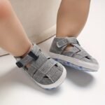 Casual Solid Color Sandals For Baby Boys, Breathable Lightweight Walking Shoes For Spring Summer - Image 13