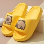 Kids' Cartoon Solid Color Eva Slippers - Breathable, Slip-On Indoor Home Sandals For Boys And Girls, Spring/Summer Casual Bathroom Shower Shoes, Cute Shoes - Image 9