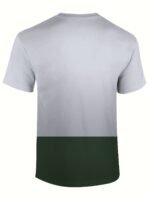 Paris Inspired Fashion Graphic Men'S T-Shirt, Casual Crew Neck Short Sleeve Tee, 100% Polyester Slight Stretch Knit Fabric, All-Season Comfort Fit Pullover For Men - Image 9