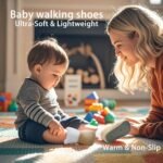 Adorable Princess Baby Shoes Soft Sole Winter 0-12 Months Toddler Walking Shoes Before School - Image 8