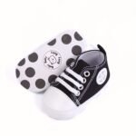 Rabeisir Baby ' Toddler Walking Shoes - Soft Canvas Sneakers With Eva Cushion, Adjustable Lace-Up Low-Top Design, 4-Color Options (White/Pink/Black/Red) For All-Season Casual & Party Wear, Party Toddler Sneakers | Classic Sneaker Design | Eva Cushioned Sole, Toddler Shoes, Rabeisir - Image 7