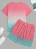 Men'S Fashion Crewneck Short-Sleeved Shorts Two-Piece Set, 3D Digital Printing Hd Pattern, Summer Leisure And Comfortable Vacation Sports Men'S Wear - Image 8