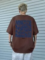 Heavyweight 220Gsm Mens Graphic Print T-Shirt - Soft, Breathable, Short Sleeve Crew Neck Tee For Summer Men&Apos;S Clothing Outdoor Activities - Stylish Letters Design, Casual Comfortable Wear, Perfect For Vacation, Travel, And Daily Life