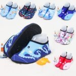 Youngsters' Lightweight Slip-On Swim Shoes - Quick-Dry Beach Water Shoes With Cartoon Whale & Designs, Soft Fabric & Tpr Sole For Outdoor Swimming, Pool, Lake, Beach, And Light Beige-Friendly Comfort - Image 4