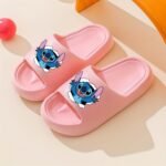 Disney Stitch Eva Slippers For Kids - Comfortable, Thick Sole, Cartoon Design, Perfect For Beach & Bathroom Play, Four Seasons Wear, Slip-On Style, Beach Slippers | Playful Design | Eva Material, Beach Accessories - Image 13