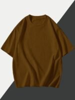 Men'S & Women'S Heavyweight 260Gsm T-Shirt - Soft Crew Neck Tee, Loose Fit Casual Everyday Shirt For Couples, Gym, Outings - Breathable Summer Top In Black/White - Ideal Gift For Him Her, Outing Attire, Minimalist Design, Comfortable Fabric, Unisex Clothing, Gym Wear, Short Sleeve, Durable Construction, Basic Tee, Couples Outfit, Gym Wear Tee, Unisex Tshirt, Breathable Fabric - Image 7