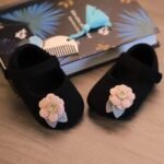 0-6 Months Baby Girl Princess Shoes Soft Sole Breathable Girls Princess Flat Shoes Spring And Summer Baby Shoes Newborn Shoes Step-In Shoes - Image 5