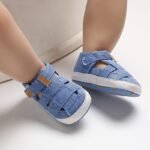 Casual Solid Color Sandals For Baby Boys, Breathable Lightweight Walking Shoes For Spring Summer - Image 4