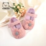 Baby Toddler Shoes, Sun Flower Princess Cloth Step Front Shoes, Lightweight Non-Slip, Multicolor Candy Shoes For Daily & Casual Dressing, Spring & Fall - Image 2