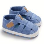 Casual Solid Color Sandals For Baby Boys, Breathable Lightweight Walking Shoes For Spring Summer - Image 7