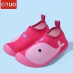 Cituo ' Quick-Dry Beach Water Shoes With Mermaid & Starfish Design - Non-Slip Tpr Sole, Breathable Slip-On Aquatic Footwear For &, Lightweight Swimming Shoes For Pool, Lake, Sandy Shores (Unisex) - Image 4