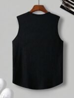 Summer Fashion Sleeveless Top, Men'S Casual Outing V-Neck Tank Top. - Image 4