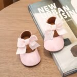 Baby First Walkers Shoes With Soft Sole - Easy-On Closure, Non-Slip Cushioned Insole - First Walking Shoes For Infants & Toddlers (0-1 Year Old) - Pastel Colors (Pink, White, Black, Golden, Beige) - Birthday Party & Everyday Outfits - Durable Synthetic Cover - Parents Love Them!, Toddler Walking Shoes, Infant Footwear, Elegant Bow Design, Comfortable Fabric Insole, Stylish Infant Footwear, Breathable Fabric Lining, New Parents - Image 26