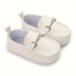 Casual Solid Color Slip On Sneakers For Baby Boys, Lightweight Non-Slip Walking Shoes For Spring And Autumn - Image 3