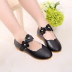 Girls' Floral Flat Shoes, Cute And Gentle Style, Elegant Dance Shoes, Casual Versatile - Image 2
