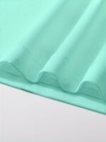 Men'S Summer Fashion Shirt - Casual Short Sleeve, Jade Green With Contrast Trim, Breathable Polyester, Machine Washable, Plus Size - Image 5