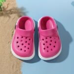 Kids' Breathable Eva Clogs & Mules - Casual Slip-On Shoes For Boys & Girls, All-Season Round Toe Lightweight Footwear, Solid Color, Daily Wear For Toddlers To Age 14 - Image 7
