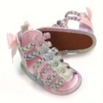 Trendy Cute Bowknot Decor Hollow Sandals For Baby Girls, Breathable Lightweight Walking Shoes For Summer - Image 12
