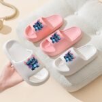Disney Stitch Cartoon Eva Slides For Youngsters & Youngsters - Thick Sole Comfort Beach & Bathroom Slippers, Easy Slip-On Indoor/Outdoor Shoes For Family Fun, All-Season Use, Indoor Slippers, Playful Footwear, Durable Footwear - Image 8