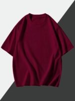 Men'S & Women'S Heavyweight 260Gsm T-Shirt - Soft Crew Neck Tee, Loose Fit Casual Everyday Shirt For Couples, Gym, Outings - Breathable Summer Top In Black/White - Ideal Gift For Him Her, Outing Attire, Minimalist Design, Comfortable Fabric, Unisex Clothing, Gym Wear, Short Sleeve, Durable Construction, Basic Tee, Couples Outfit, Gym Wear Tee, Unisex Tshirt, Breathable Fabric - Image 10