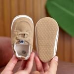 Casual Slip-On Canvas Footwear For Newborns 0-1 Year, Breathable First Walker Sneakers For Both Genders - Image 7