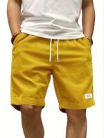 Men'S Lightweight Summer Shorts - Non-Stretch Casual Athletic Pants For Running, Gym, Everyday - Easy-Care (Hand Wash/Dry Clean) - Ideal For Warm Weather - Minimalist Formal Casual Outfits, Workout Shorts - Image 3
