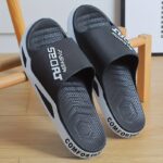 "Fashion Sport" Slides - Comfortable, Non-Slip Pvc Summer Slippers For Indoor & Outdoor Use, Perfect For Beach & Streetwear, Black With White Accents, Cute Sandals - Image 15