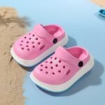 Kids' Breathable Eva Clogs & Mules - Casual Slip-On Shoes For Boys & Girls, All-Season Round Toe Lightweight Footwear, Solid Color, Daily Wear For Toddlers To Age 14 - Image 5