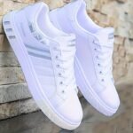 1 Pair Mainalun Men'S & Women'S Low-Top Skate Sneakers - Lightweight Soft Sole Casual Shoes With Breathable Fabric Lining, Durable Pvc Outsole For Gym, Outdoor, Daily Wear - All-Season Versatile Sneakers In 4 Colors, Skate Shoes, Gym Footwear, Stylish Lowtops, Fabric Lined Interior - Image 3
