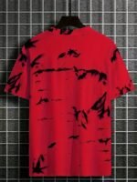 Plus Size Men'S 3D Printed T-Shirt - Breathable Polyester, Casual Street Style With Dynamic Bird & Ink Design, Crew Neck, Short Sleeve - Ideal For Summer, Plus Size Shirts, Plus Size - Image 6