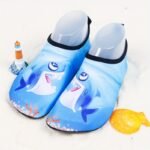 Youngsters' Lightweight Slip-On Swim Shoes - Quick-Dry Beach Water Shoes With Cartoon Whale & Designs, Soft Fabric & Tpr Sole For Outdoor Swimming, Pool, Lake, Beach, And Light Beige-Friendly Comfort - Image 17