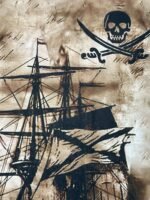 Men'S Plus Size Pirate Ship Graphic Tank Top - Breathable Polyester, Street Style Sleeveless Shirt For Summer, Plus Size - Image 9
