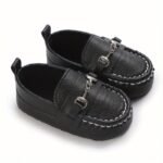 Casual Solid Color Slip On Sneakers For Baby Boys, Lightweight Non-Slip Walking Shoes For Spring And Autumn - Image 7