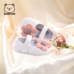Baby Toddler Shoes, Sun Flower Princess Cloth Step Front Shoes, Lightweight Non-Slip, Multicolor Candy Shoes For Daily & Casual Dressing, Spring & Fall - Image 3