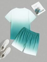 Men'S Fashion Crewneck Short-Sleeved Shorts Two-Piece Set, 3D Digital Printing Hd Pattern, Summer Leisure And Comfortable Vacation Sports Men'S Wear - Image 10
