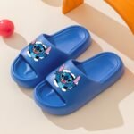 Disney Stitch Eva Slippers For Kids - Comfortable, Thick Sole, Cartoon Design, Perfect For Beach & Bathroom Play, Four Seasons Wear, Slip-On Style, Beach Slippers | Playful Design | Eva Material, Beach Accessories - Image 7