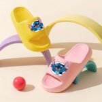 Disney Stitch Eva Slippers For Kids - Comfortable, Thick Sole, Cartoon Design, Perfect For Beach & Bathroom Play, Four Seasons Wear, Slip-On Style, Beach Slippers | Playful Design | Eva Material, Beach Accessories - Image 10