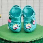 Casual Breathable Clogs With Cute Cartoon Charms For Girls, Quick Drying Lightweight Anti Slip Clogs For Indoor Outdoor Shower Beach Pool, Summer - Image 5