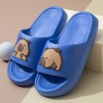 Kids' Cartoon Solid Color Eva Slippers - Breathable, Slip-On Indoor Home Sandals For Boys And Girls, Spring/Summer Casual Bathroom Shower Shoes, Cute Shoes - Image 11