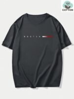 Plus Size Men'S Casual Crew Neck T-Shirt 100% Cotton Knit Fabric With Slight Stretch - Regular Fit Active Tee With Simple Graphic Design - Image 8