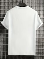 Men'S Plus Size Casual T-Shirt - Black Everyday Essential Tee, Breathable Summer Shirt For Big & Tall Sizes, Non-Transparent Fabric For Outdoor, Office, Formal Events - Easy-Care Round Neck Top, Outdoor Clothing, Simple Design, Durable Construction, Short Sleeve Top, Outdoor Apparel, Versatile Top, Relaxed Fit, Lightweight Material, Basic Tee, Adult Men, Plus Size - Image 6