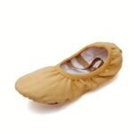Elegant Solid Color Slip On Ballet Shoes For Girls, Anti Slip Soft Sole Dancing Shoes For Practice Performance, All Seasons - Image 9