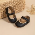 Infant Baby Girls Mary Jane Flats, Soft Sole Princess Dress Shoes Crib Shoes First Walker Shoes - Image 13