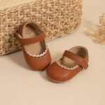 Infant Baby Girls Mary Jane Flats, Soft Sole Princess Dress Shoes Crib Shoes First Walker Shoes - Image 11