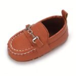 Casual Solid Color Slip On Sneakers For Baby Boys, Lightweight Non-Slip Walking Shoes For Spring And Autumn - Image 12