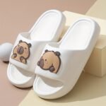 Kids' Cartoon Solid Color Eva Slippers - Breathable, Slip-On Indoor Home Sandals For Boys And Girls, Spring/Summer Casual Bathroom Shower Shoes, Cute Shoes - Image 3