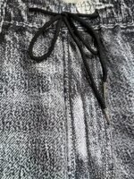 Men'S Casual Stylish Visual Illusion Faux Denim Patterned Digital Print Shorts, Plus Size - Image 10