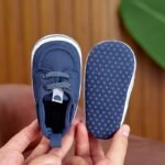Casual Slip-On Canvas Footwear For Newborns 0-1 Year, Breathable First Walker Sneakers For Both Genders - Image 6